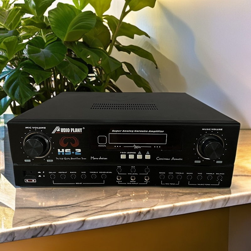 8新  不包邮台湾声工场合并式功放高端HS2家庭K歌设备清仓处理