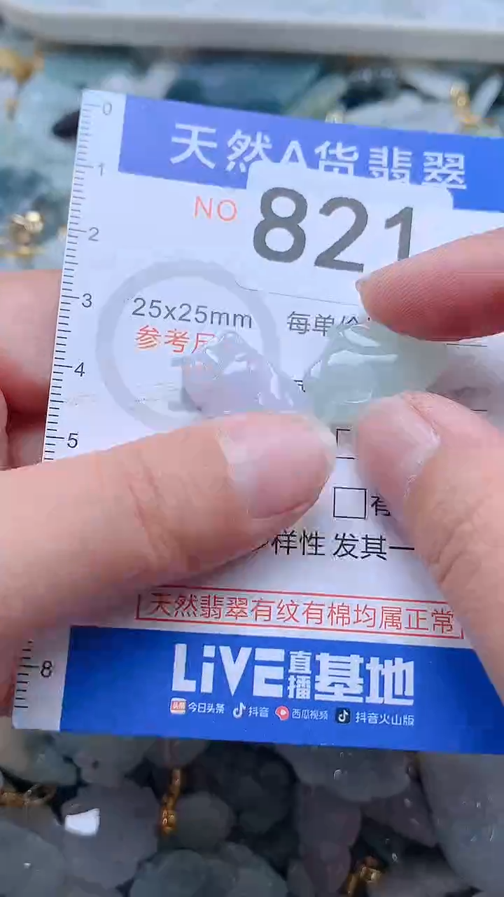 翡翠未镶嵌吊坠(不含链)1
