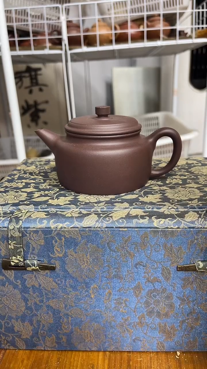 茶壶紫砂微瑕ZJF紫泥德钟
