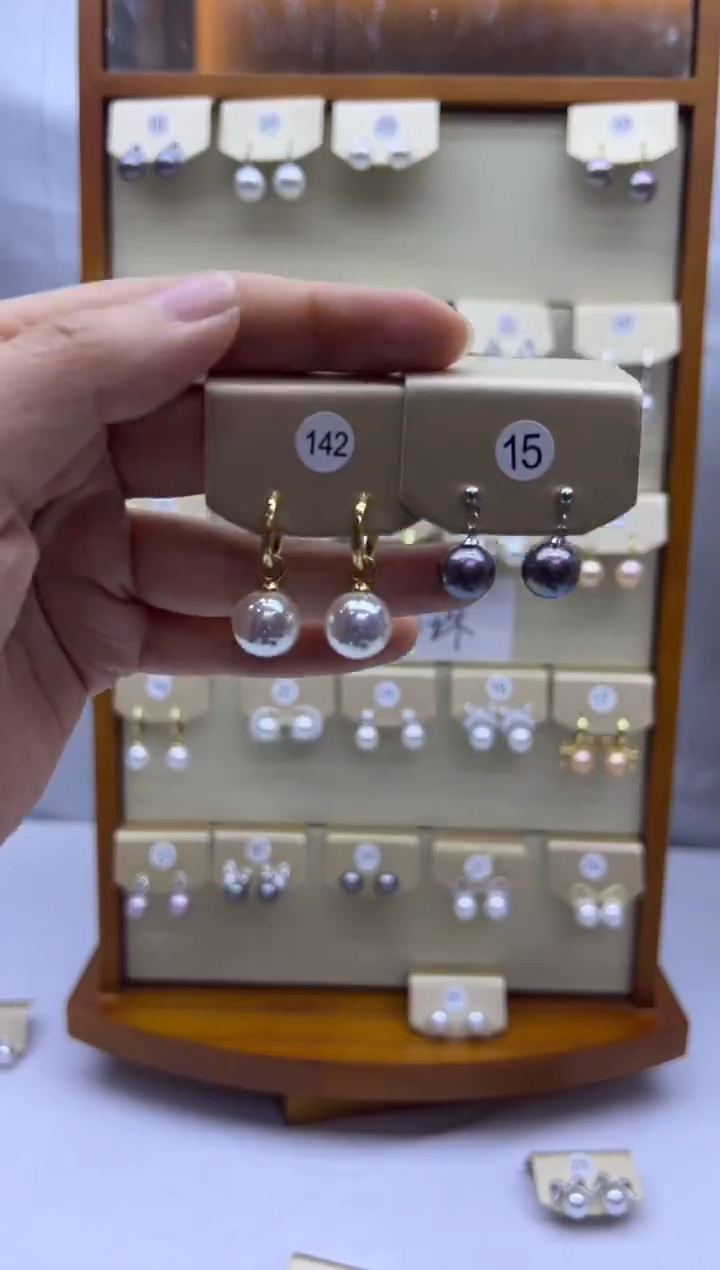 未镶嵌耳饰淡水珍珠142+15