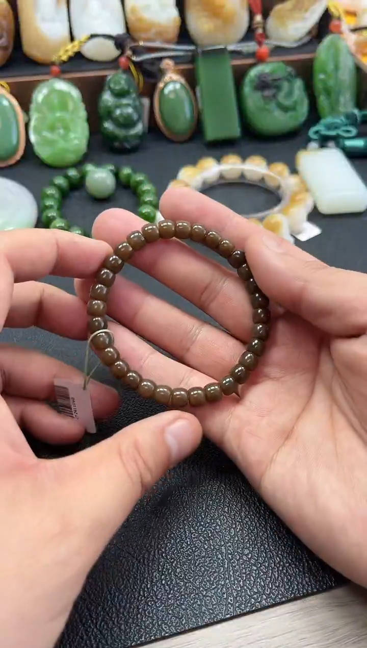 【闪购商品】和田玉手链未镶嵌俄糖手串
