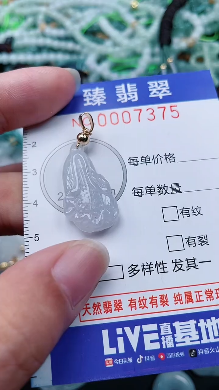 颈饰未镶嵌翡翠.0007375