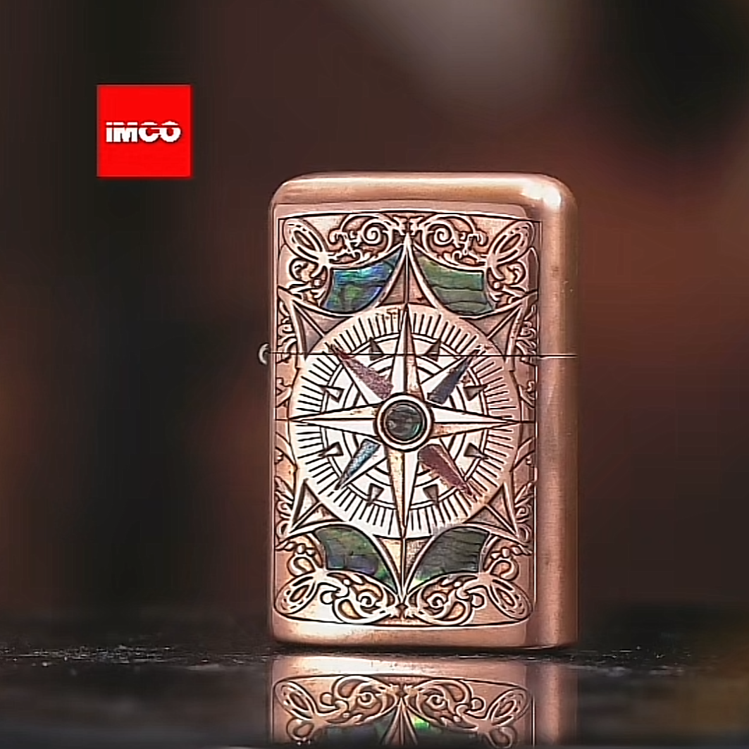 IMCO 紫铜 指南针 3600 二代 打火机