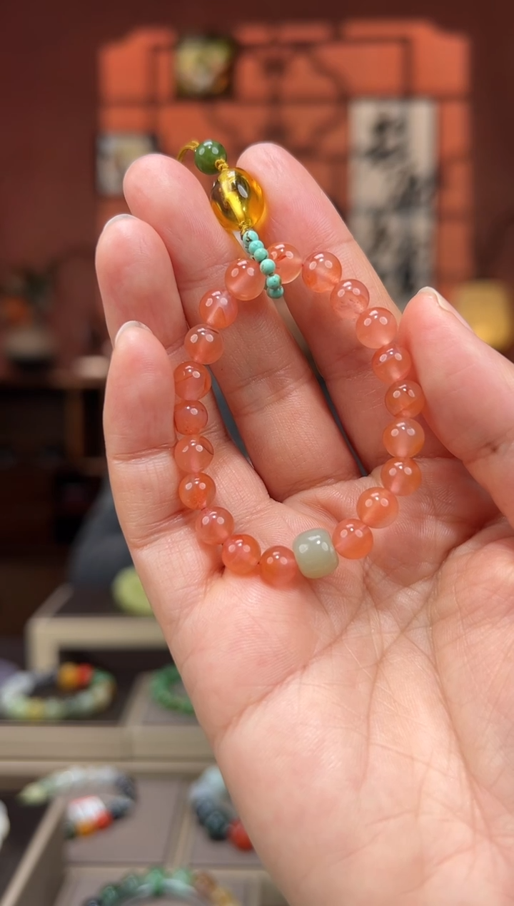 未镶嵌南红玛瑙车挂手机挂