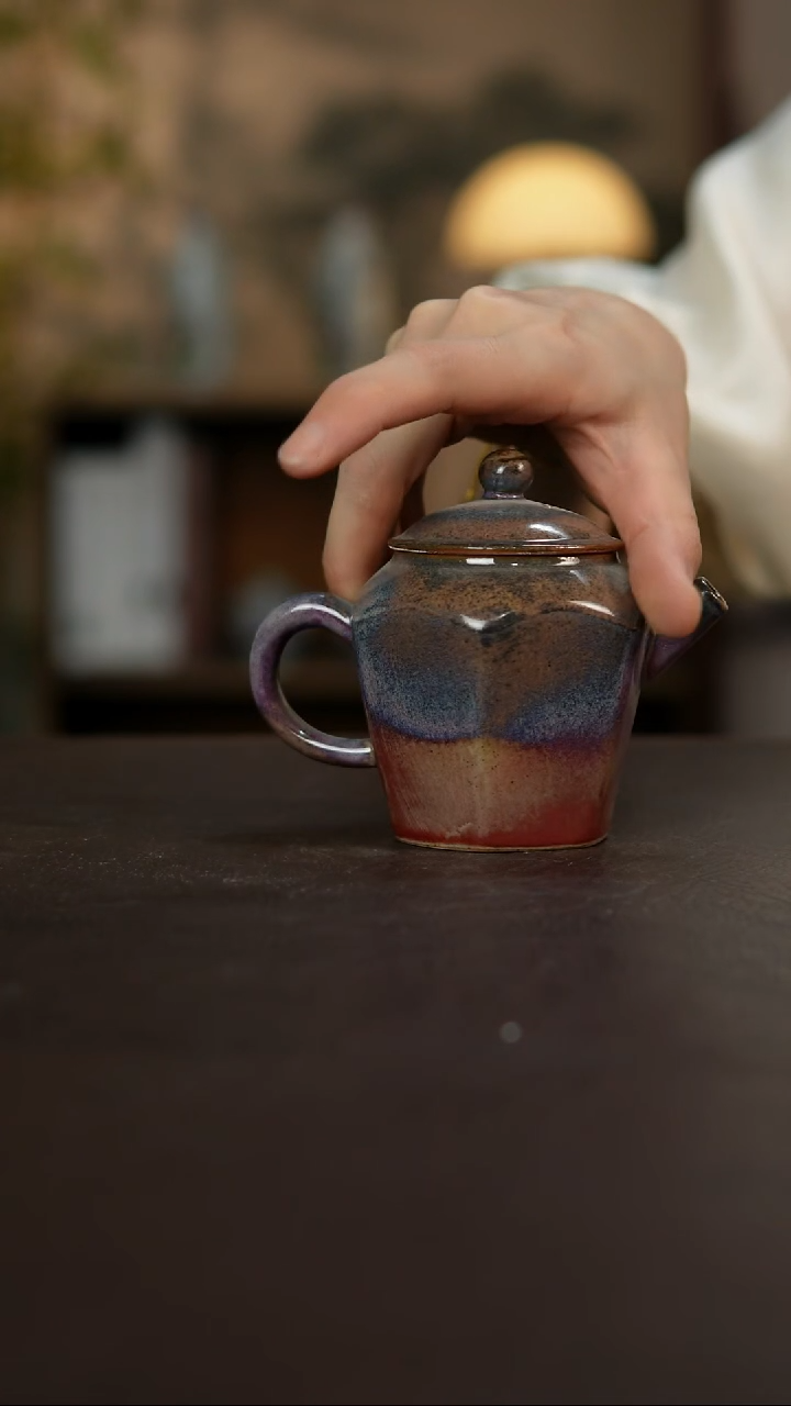 杯景德镇陶瓷杯碗柴烧多人