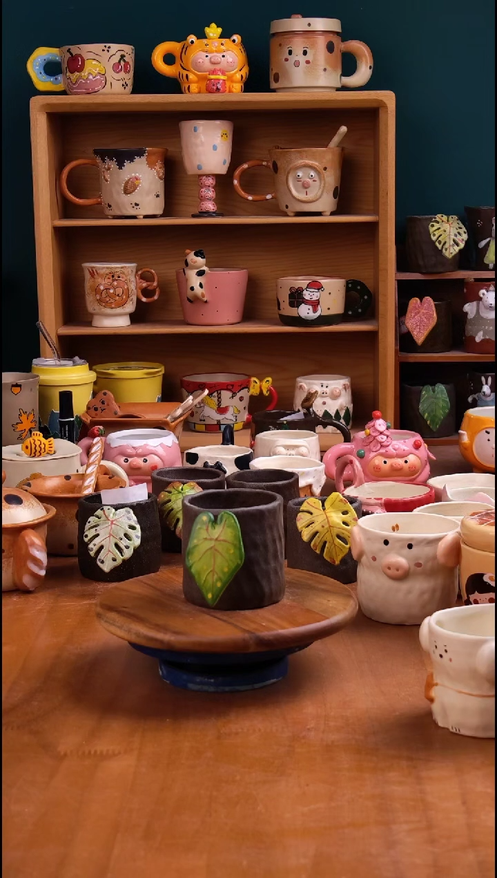 摆件陶景德镇原创手工陶瓷微瑕011