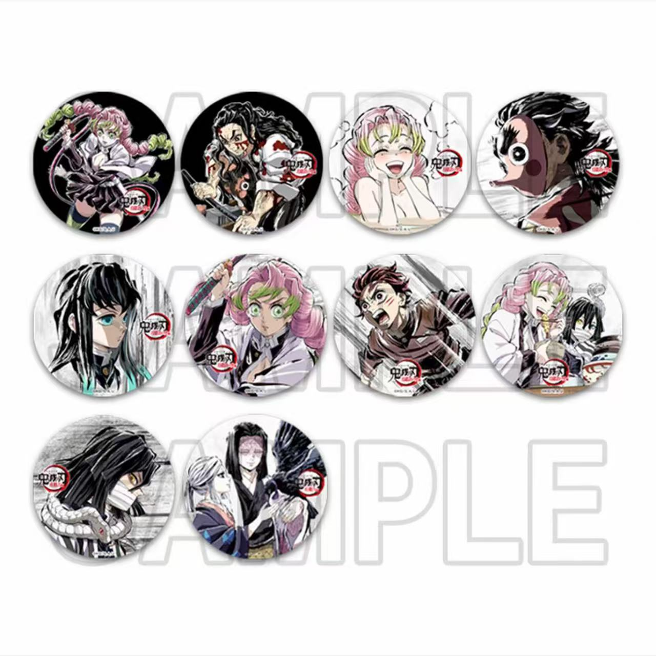 【鬼灭幕间吧唧】鬼灭之刃幕间3弹吧唧徽章（盲盒代拆）