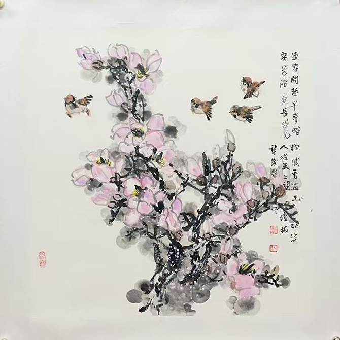 黎发业国画作品14-31