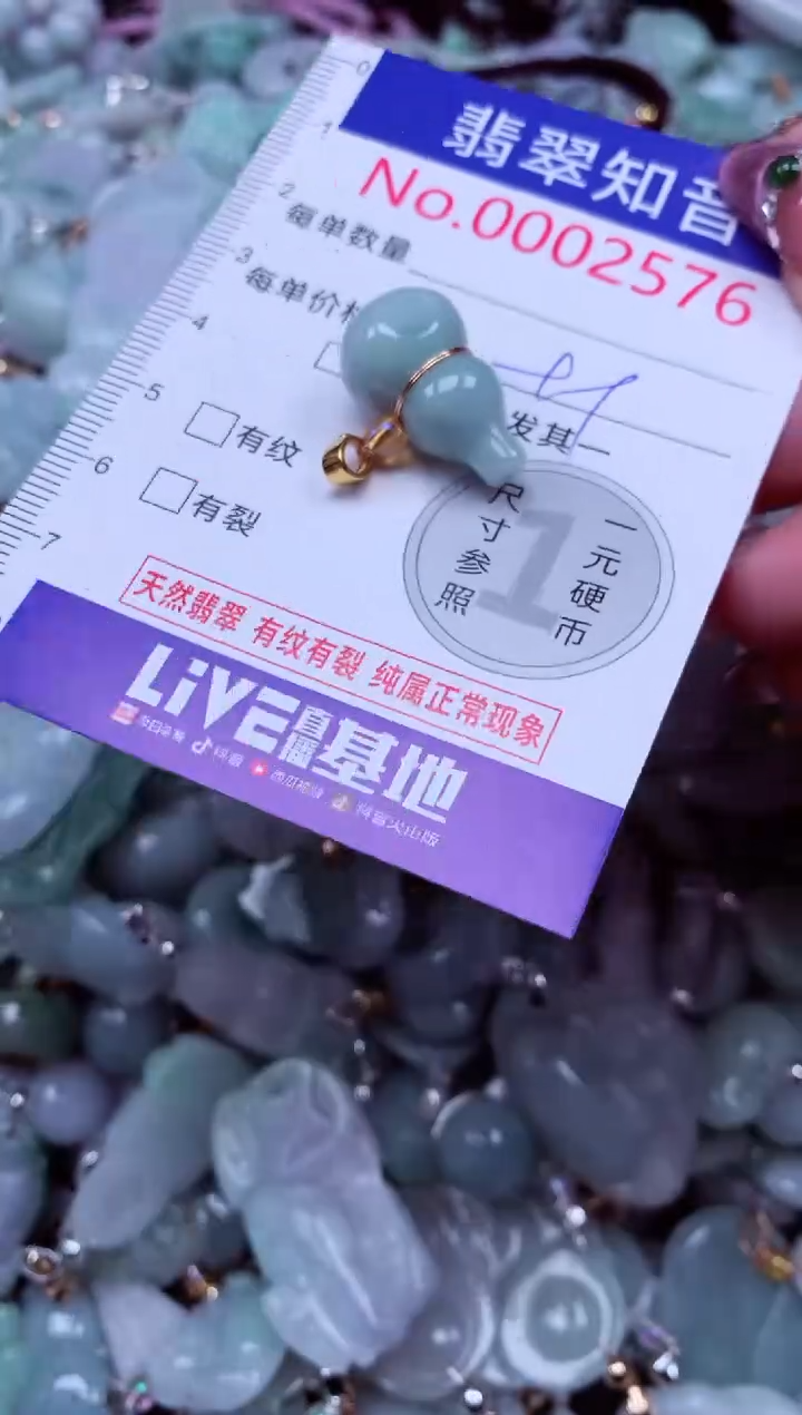 吊坠(不含链)未镶嵌翡翠2576