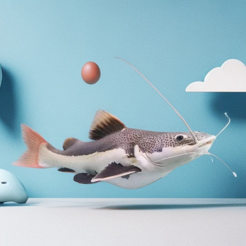 招财猫鱼红尾鲶鱼狗仔大型热带观赏鱼底层淡水鱼苗包邮