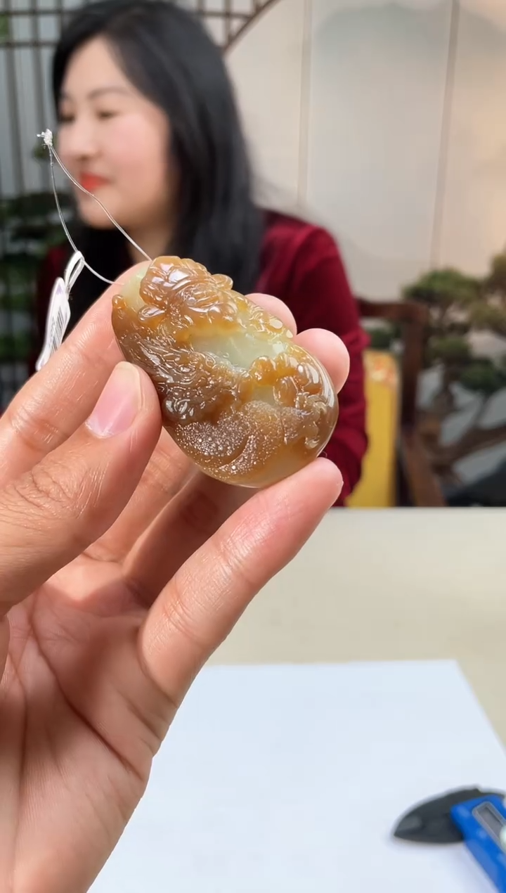 【闪购商品】定制和田玉和田玉（多样性拍一发一带证）60173