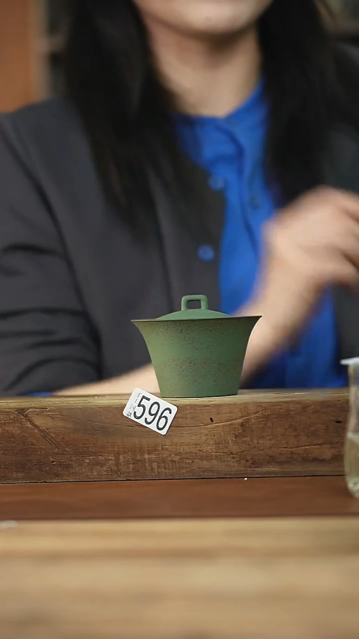 设计师手作~！苔藓绿盖碗福利！！
