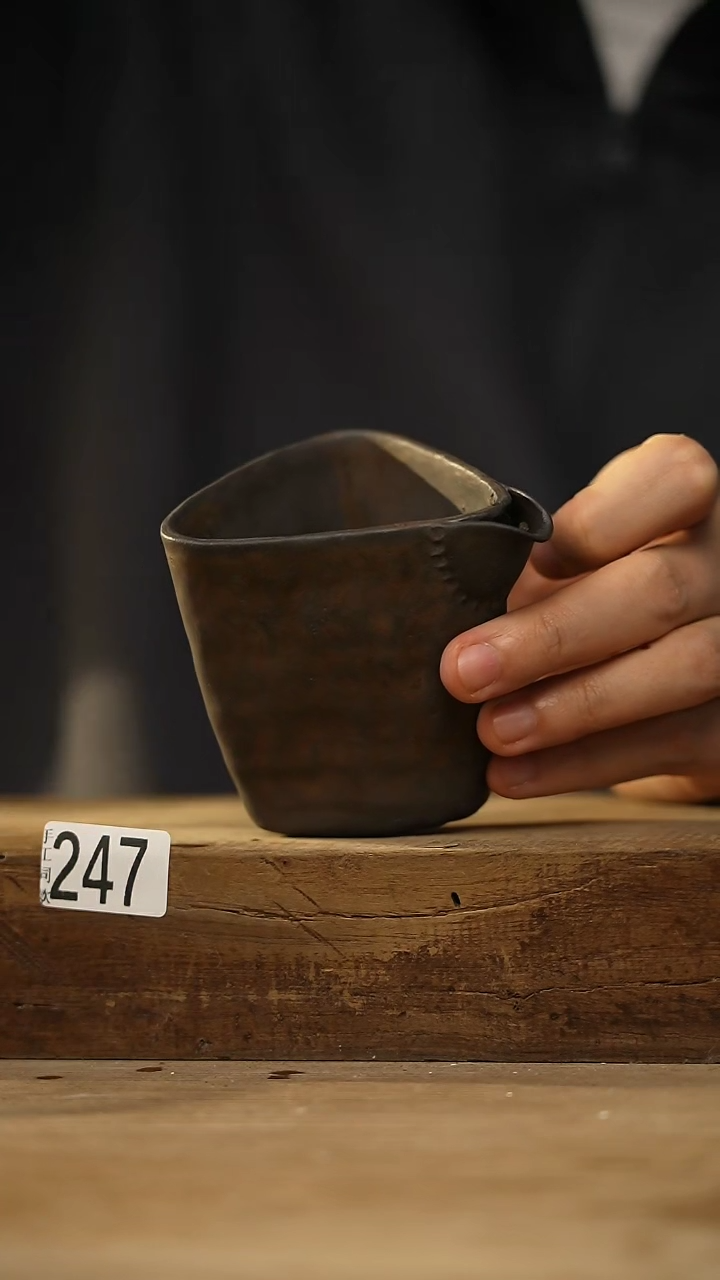 【闪购商品】瓷片秤砣系列·设计师丁念·三方公道杯