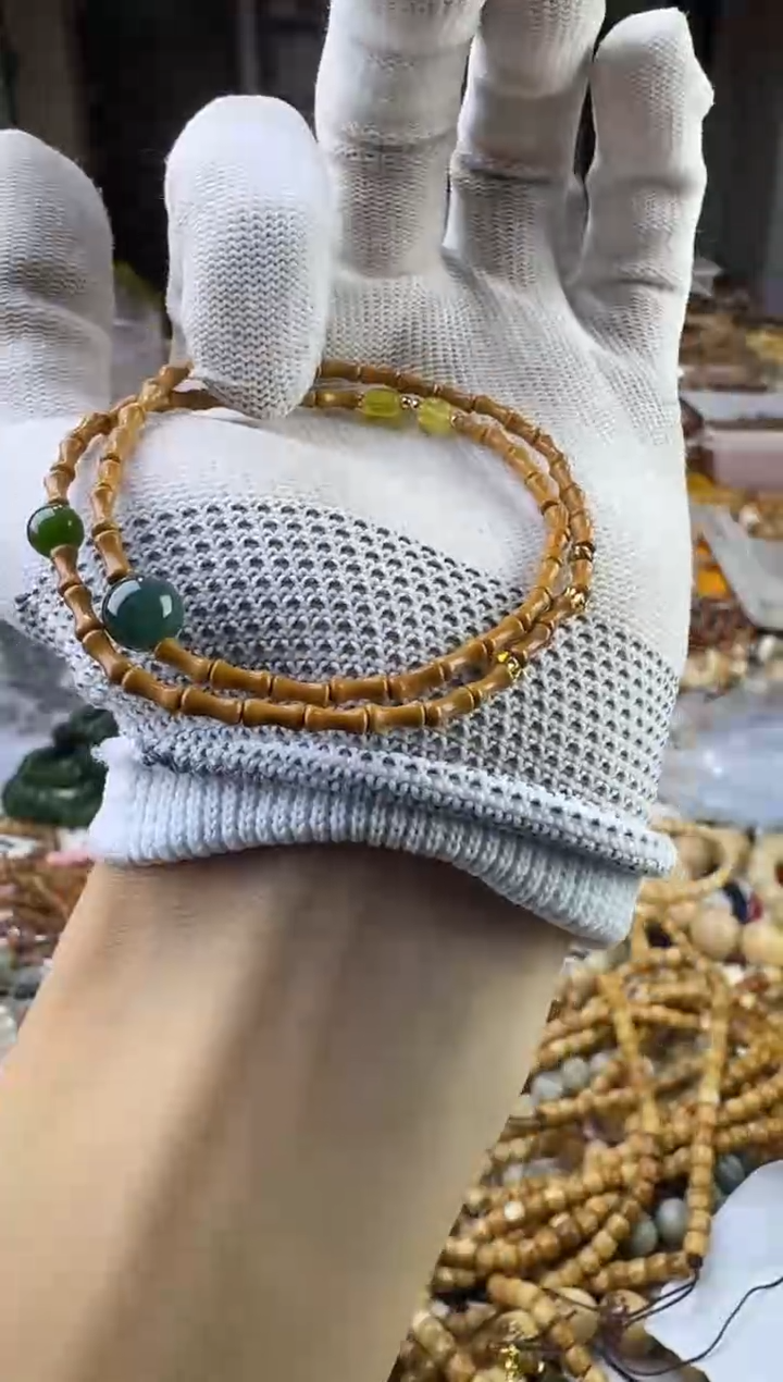 【闪购商品】库克手串28-竹节双圈