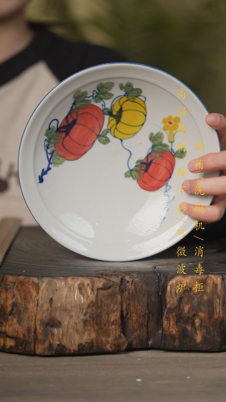 【闪购商品】瓷片景德镇高温釉下彩可微波烤箱洗碗机
