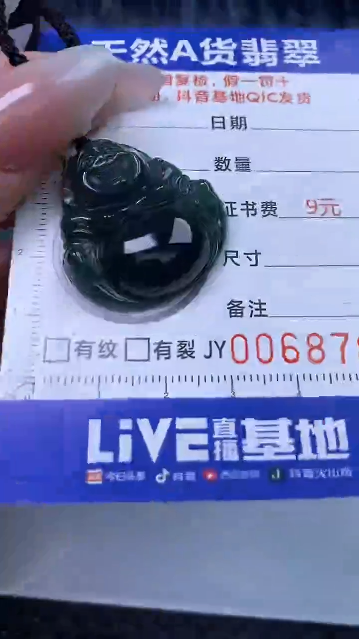 【闪购商品】翡翠颈饰未镶嵌A货翡翠8783