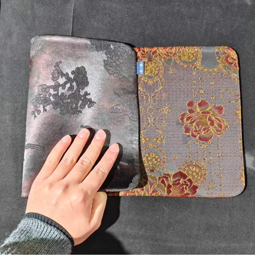 JD1377-牡丹花纹茶席（50*23）