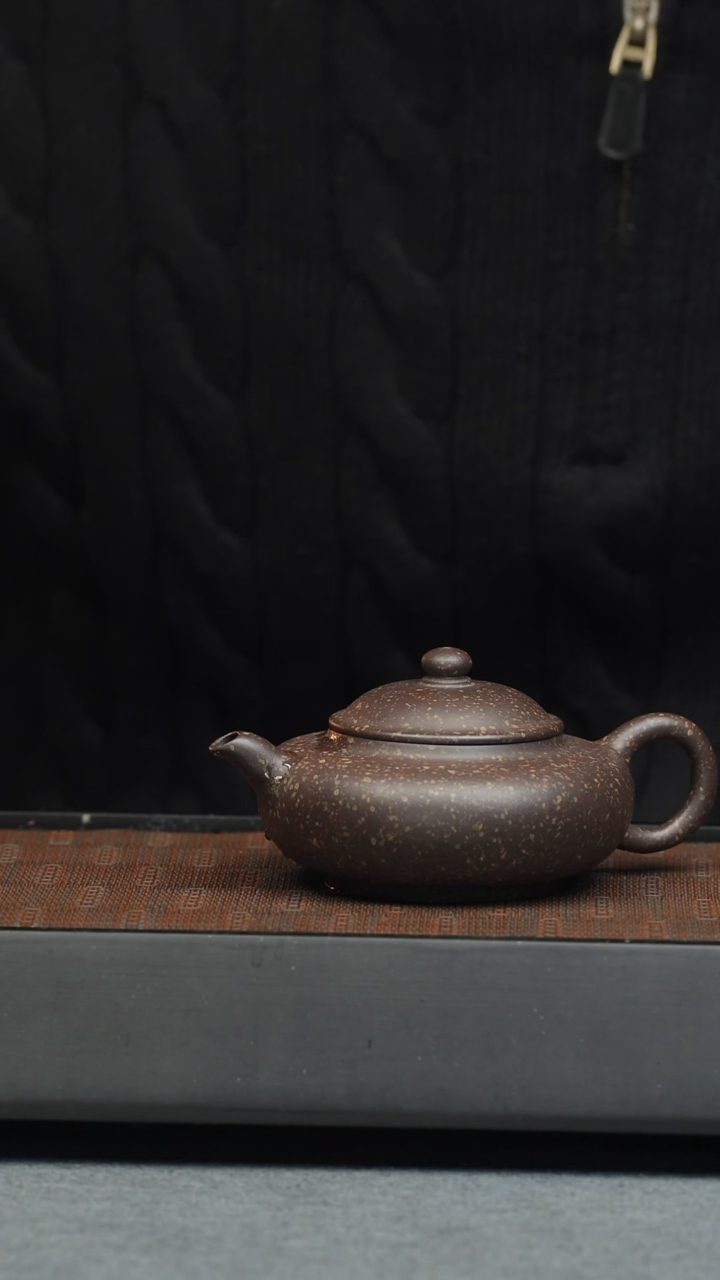【闪购商品】紫砂茶壶五堂 矮潘-罩染