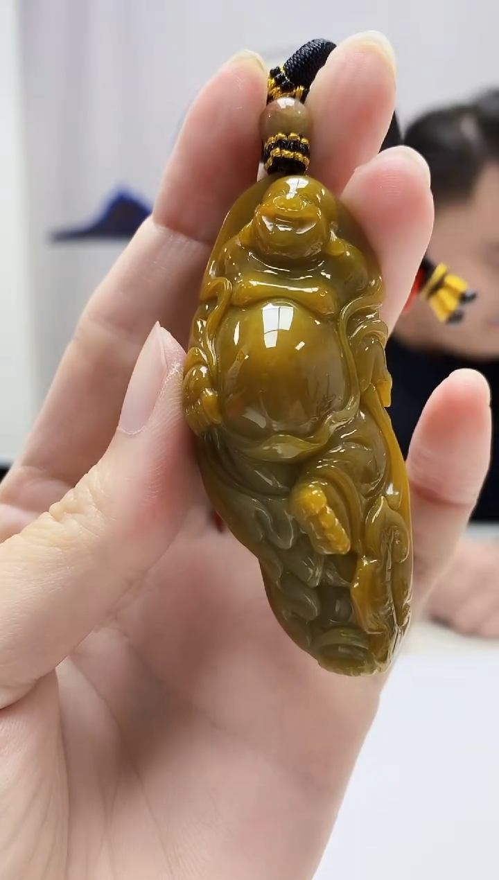 定制翡翠未镶嵌5060zm-毛货挂件103佛公