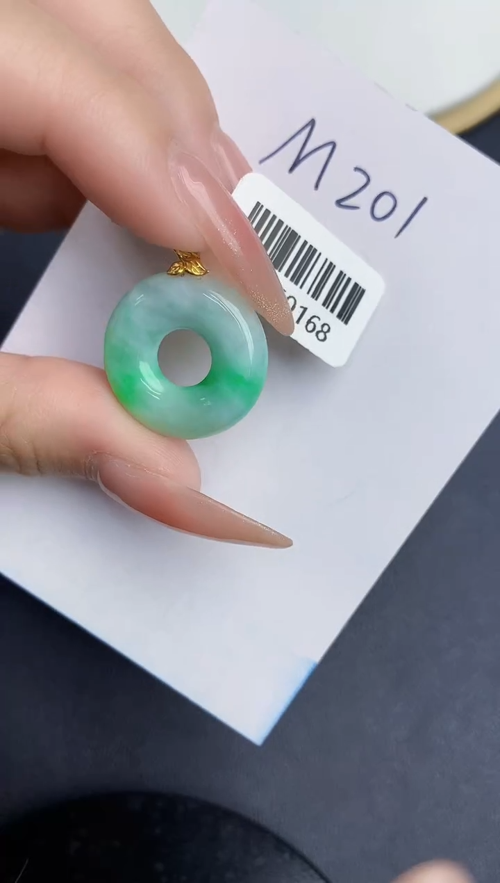 【闪购商品】翡翠颈饰18K金镶嵌000000000