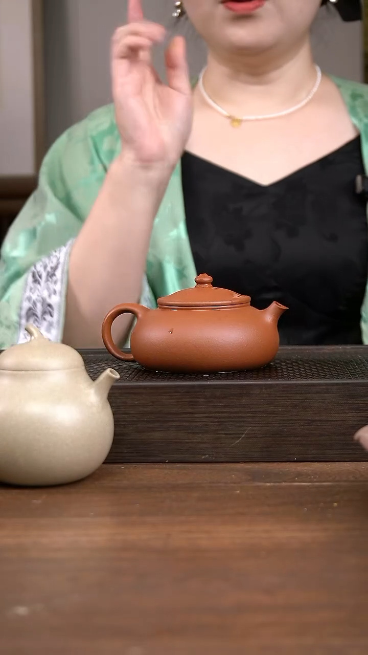 茶壶紫砂红清水寒江        175CC 