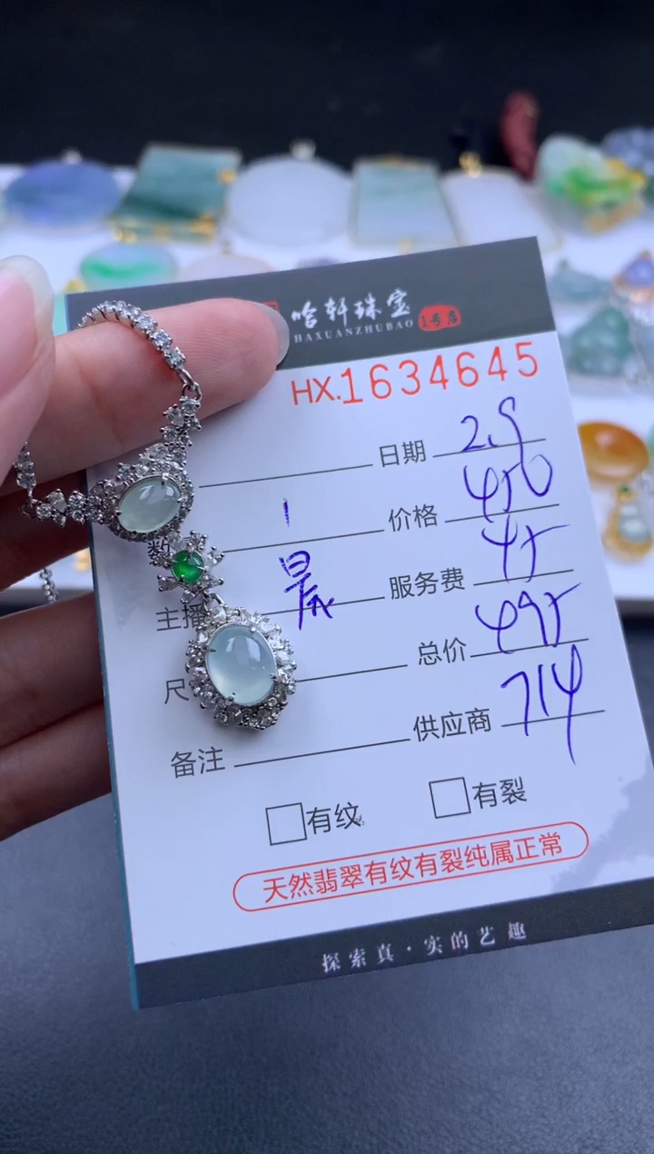 【闪购商品】翡翠挂件未镶嵌哈轩 挂件1
