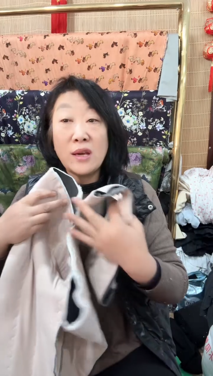 羊毛塑型贴体棉裤半成品（XL码） 一条腰有色差（需上腰）