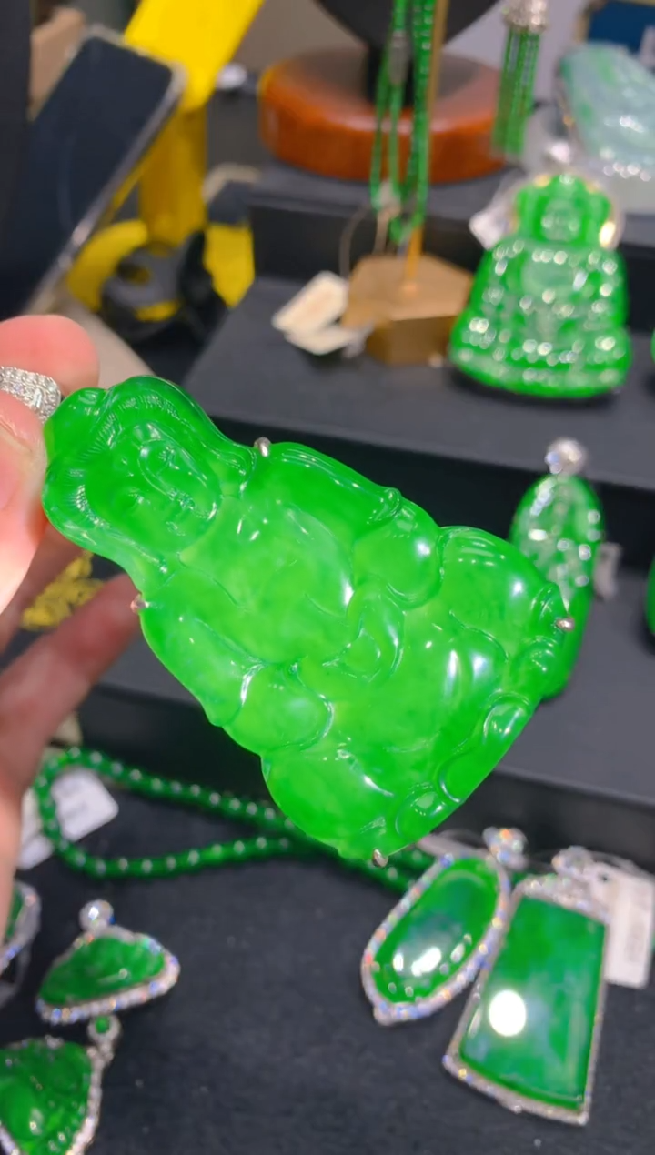 【闪购商品】翡翠颈饰银S925镶嵌一季
