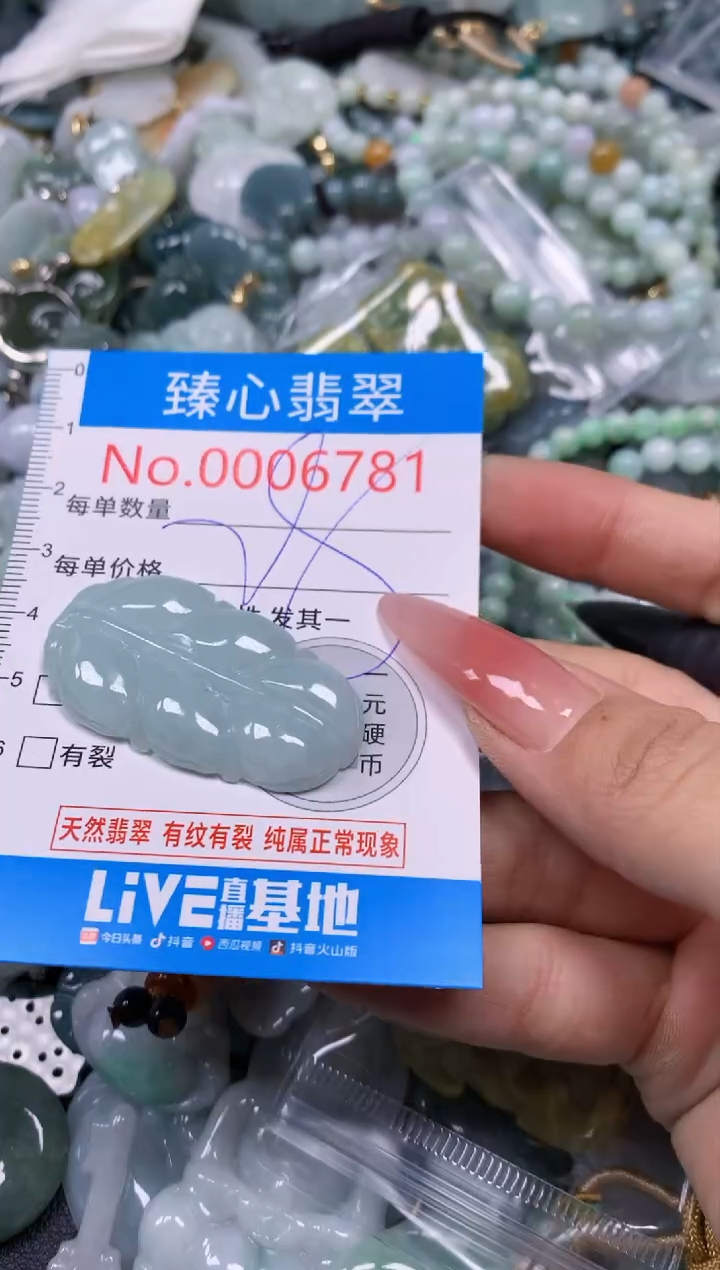 【闪购商品】翡翠颈饰未镶嵌含绳0006781