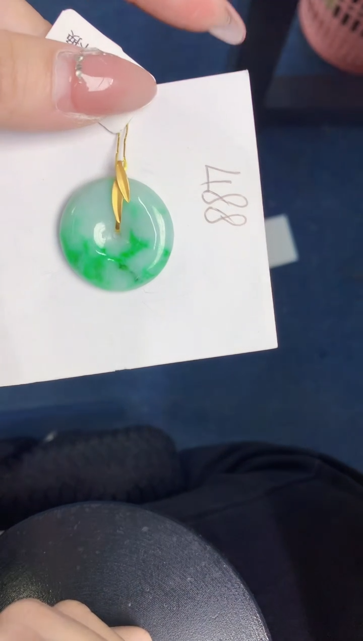 【闪购商品】翡翠颈饰18K金镶嵌000000000