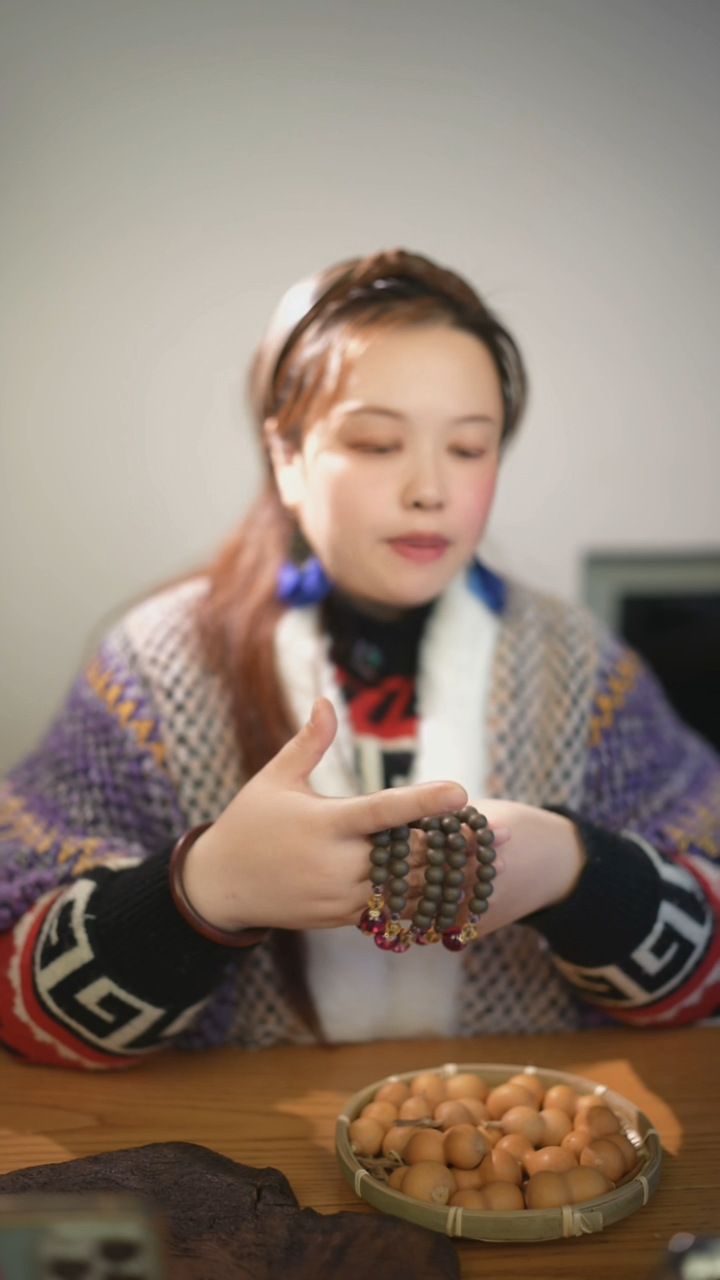 花蕊夫人 合香 手工串珠 