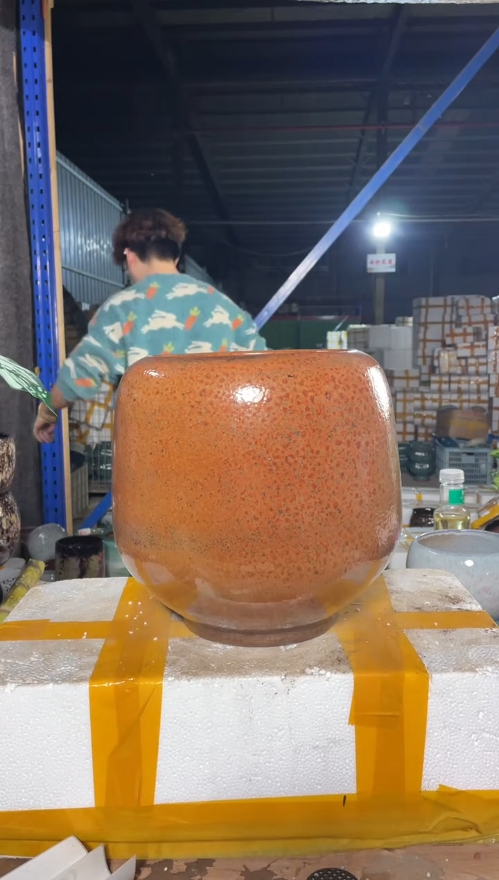 紫砂花盆宜兴紫砂粗陶花盆19-26