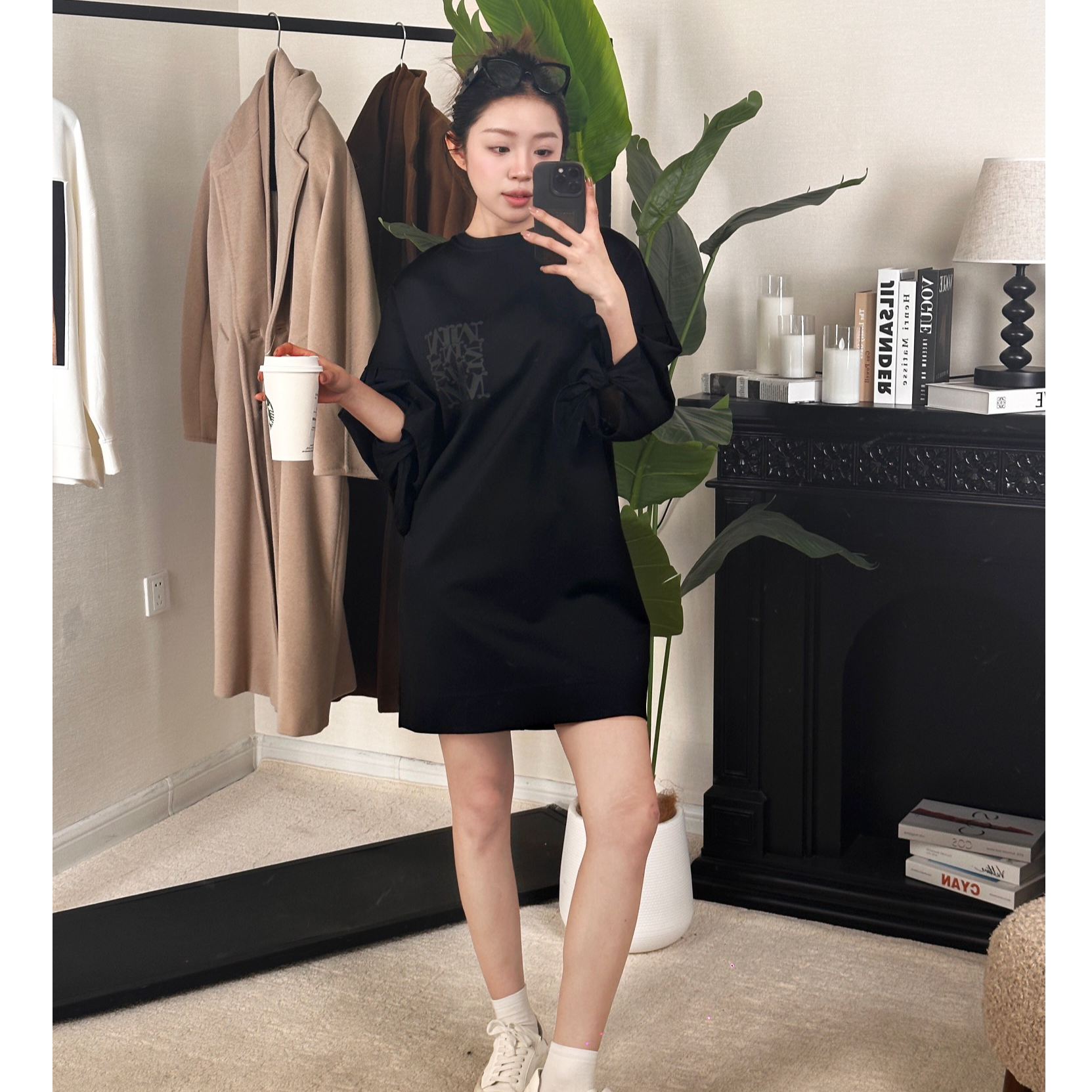 未使用 MaxMara 国现  女士时尚休闲T恤连衣裙 CQ0079
