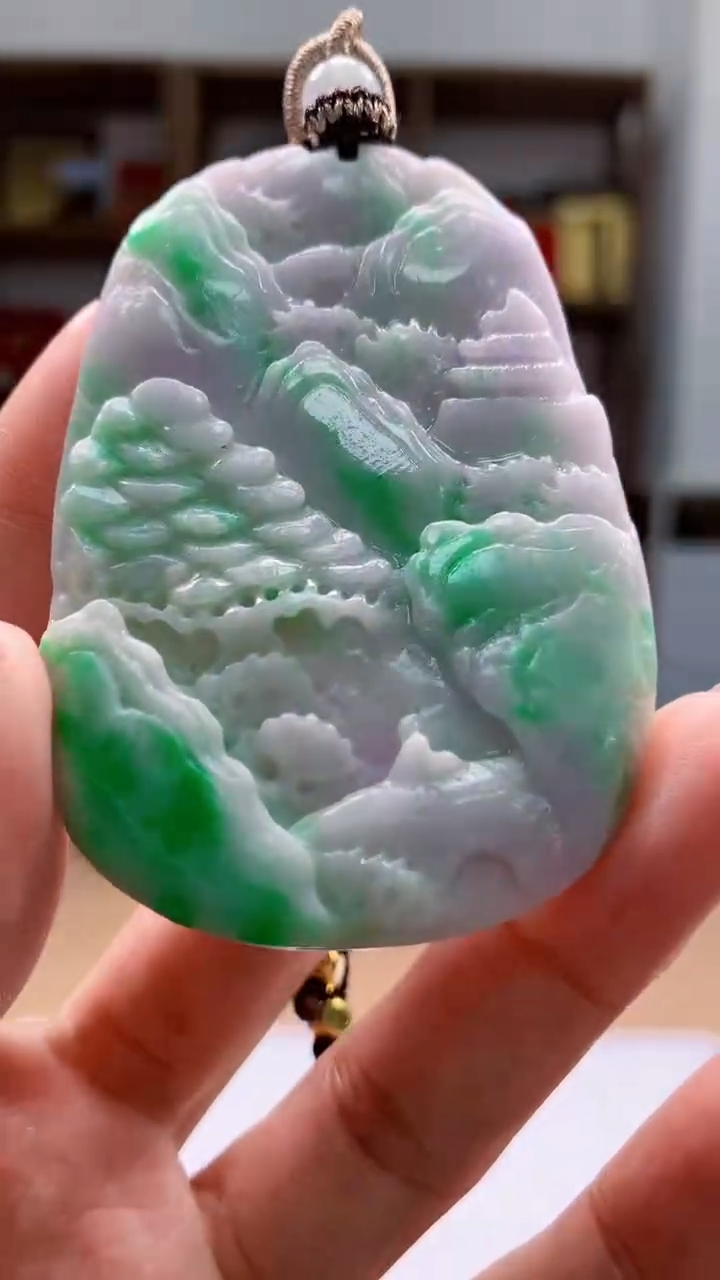 定制翡翠未镶嵌1105jj-毛货挂件118