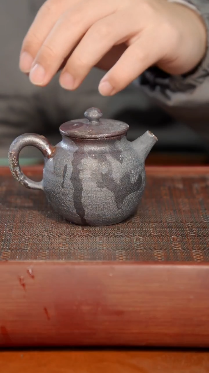 陶瓷奢瓷/瑞寅柴烧茶器（壶）980微瑕