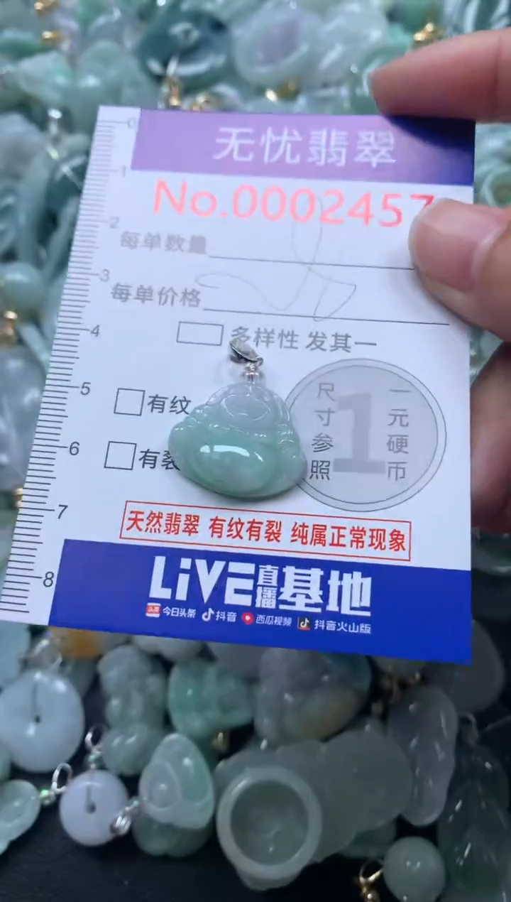 颈饰未镶嵌翡翠2457