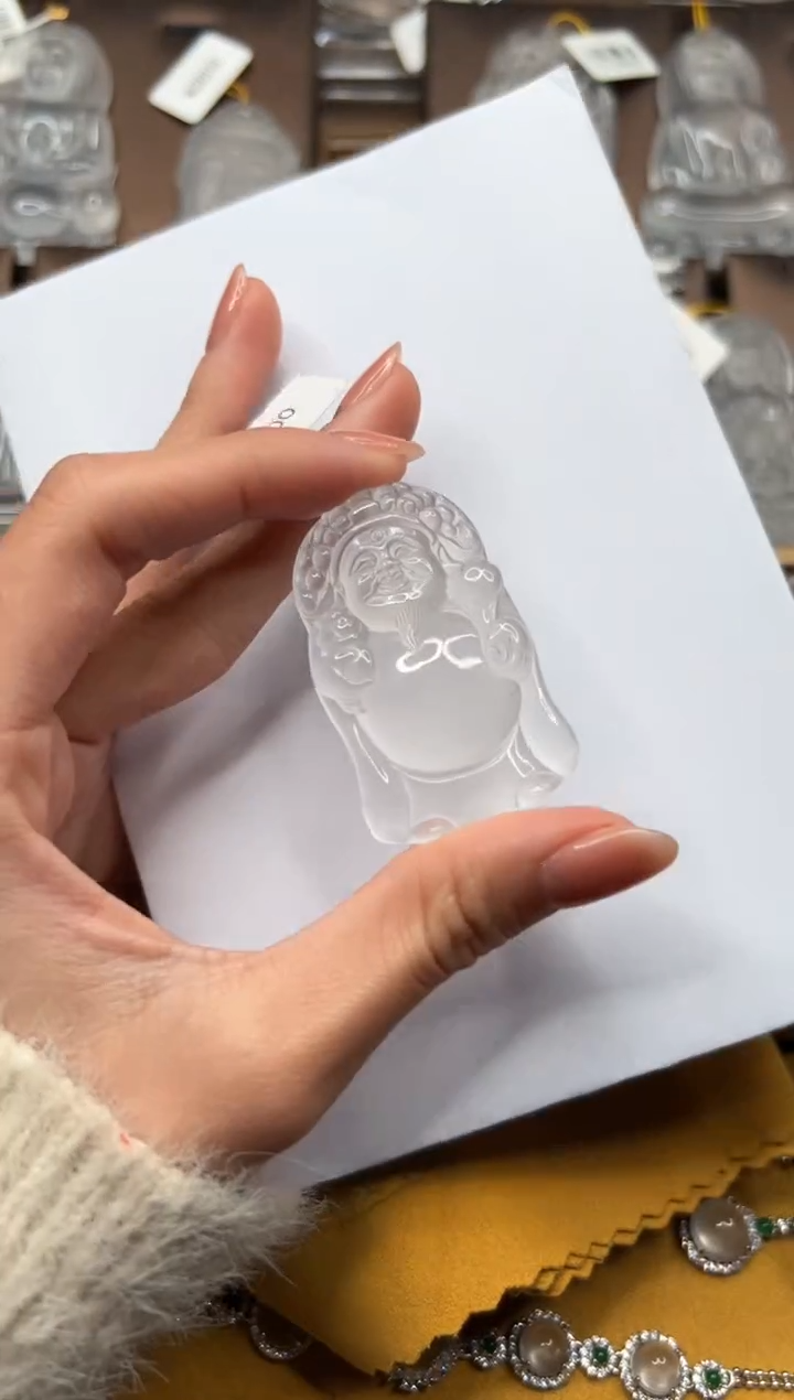 【闪购商品】石英质玉吊坠未镶嵌财爷