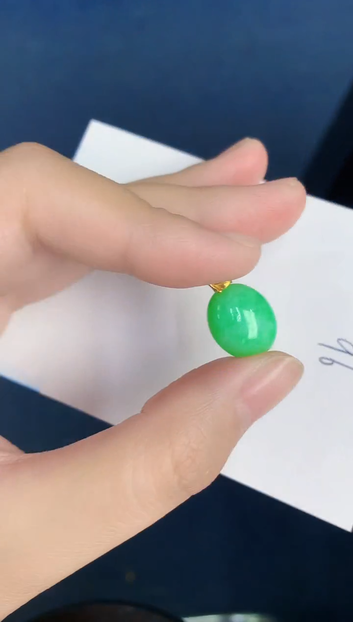 【闪购商品】翡翠颈饰18K金镶嵌000000000