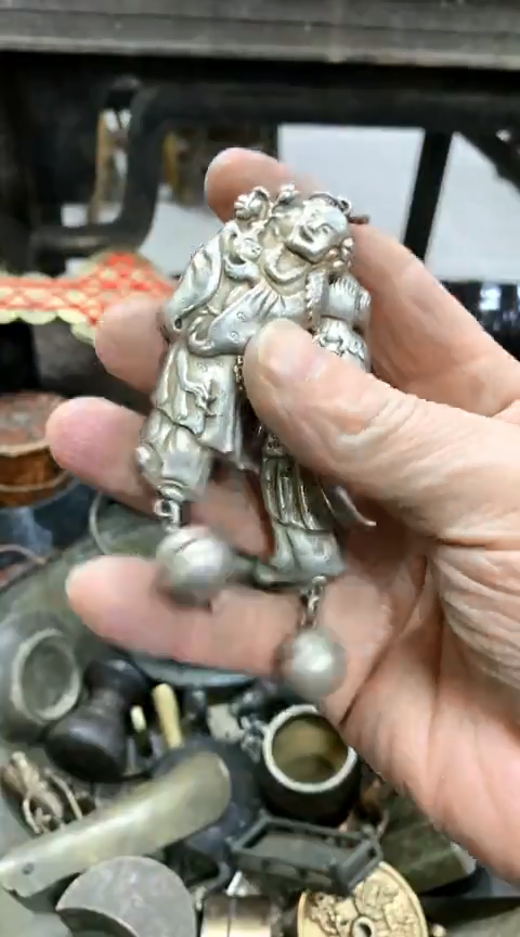 【闪购商品】一物一拍编号带铃铛善财童子