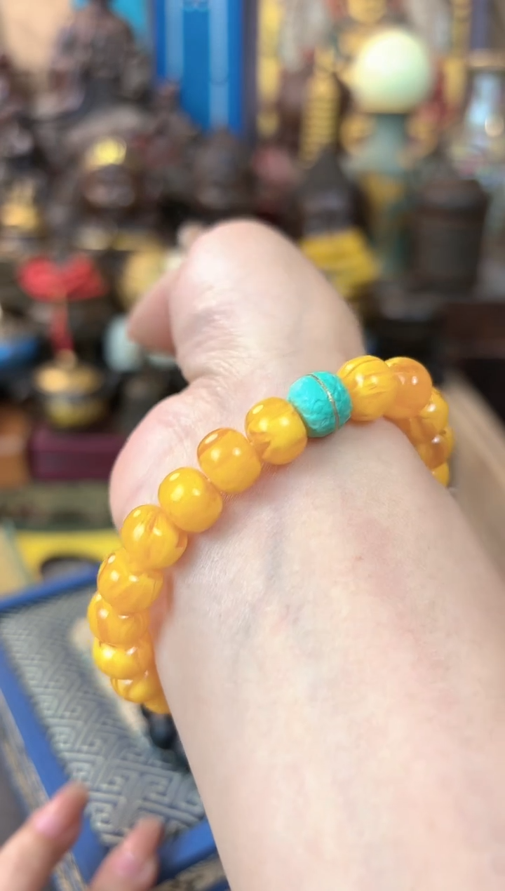 【闪购商品】蜜蜡手链未镶嵌【闪购商品闪购商品】