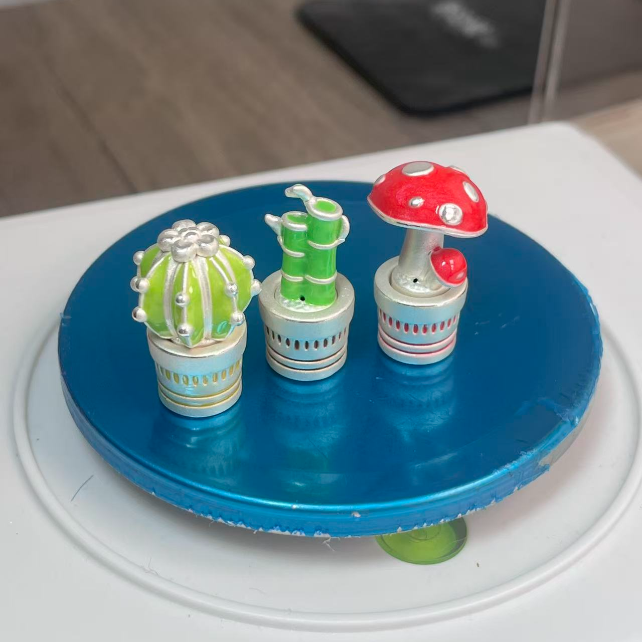 周大璞精品足银999摆件 花卉盆栽系列—工艺品收藏摆放送礼