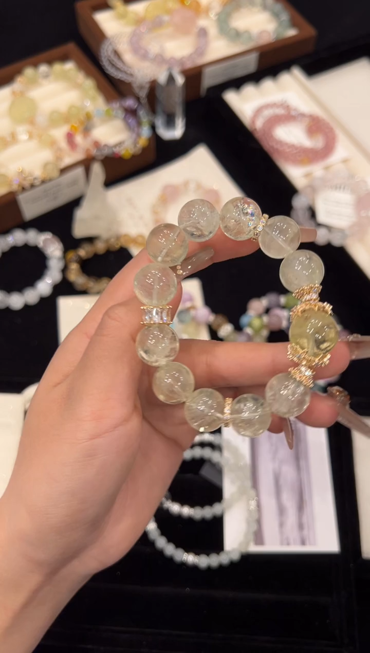 【闪购商品】水晶手链合金柠檬阿赛手链x1337