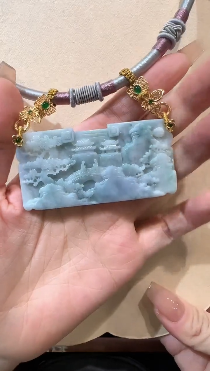 【闪购商品】翡翠颈饰未镶嵌国风