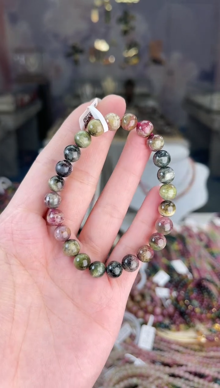 【闪购商品】碧玺/未镶嵌J7mm+碧玺单圈多样性发货