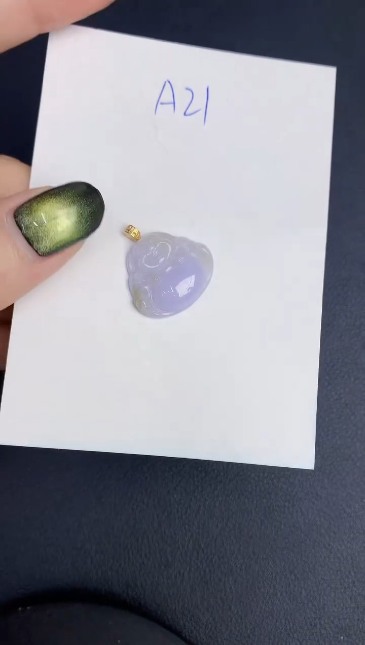 【闪购商品】翡翠颈饰18K金镶嵌0000000000