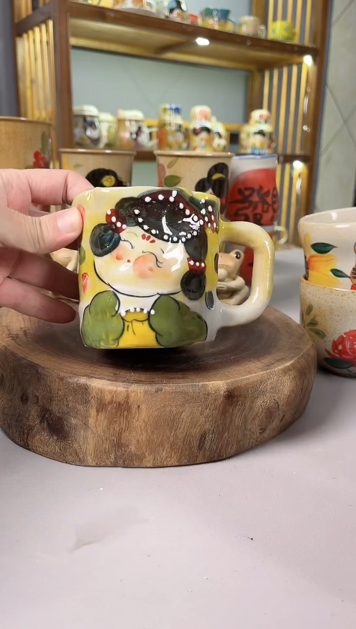 【闪购商品】瓷片景德镇手绘高温釉下彩陶瓷