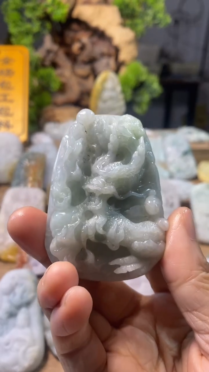 定制翡翠未镶嵌包工包料天然A货翡翠0521