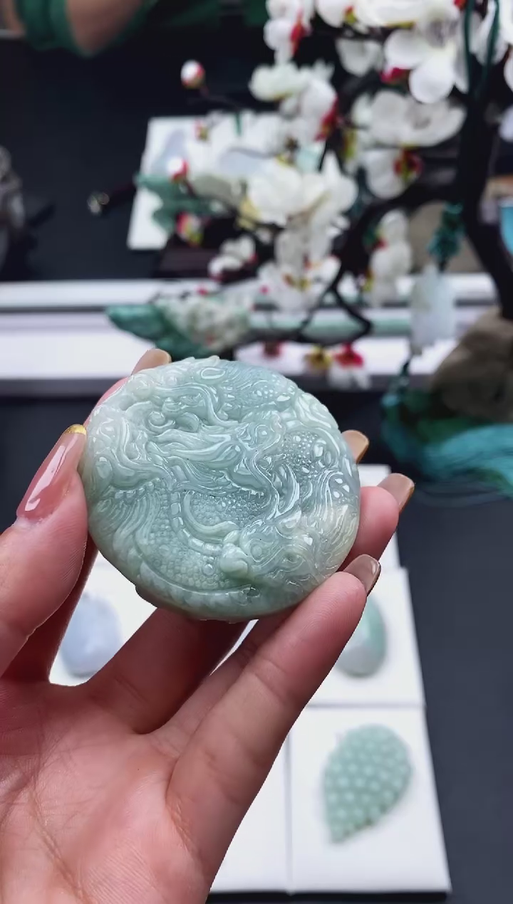 【闪购商品】翡翠颈饰未镶嵌天然缅甸A货翡翠