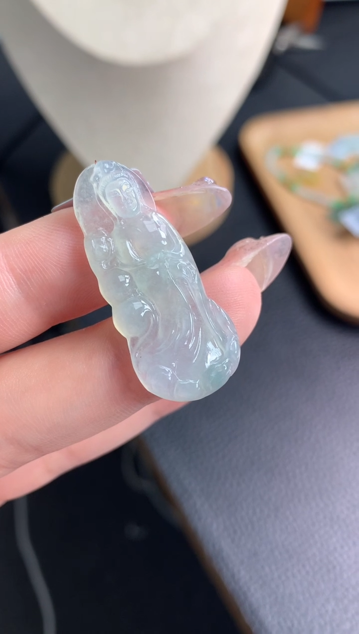 【闪购商品】定制翡翠未镶嵌观音
