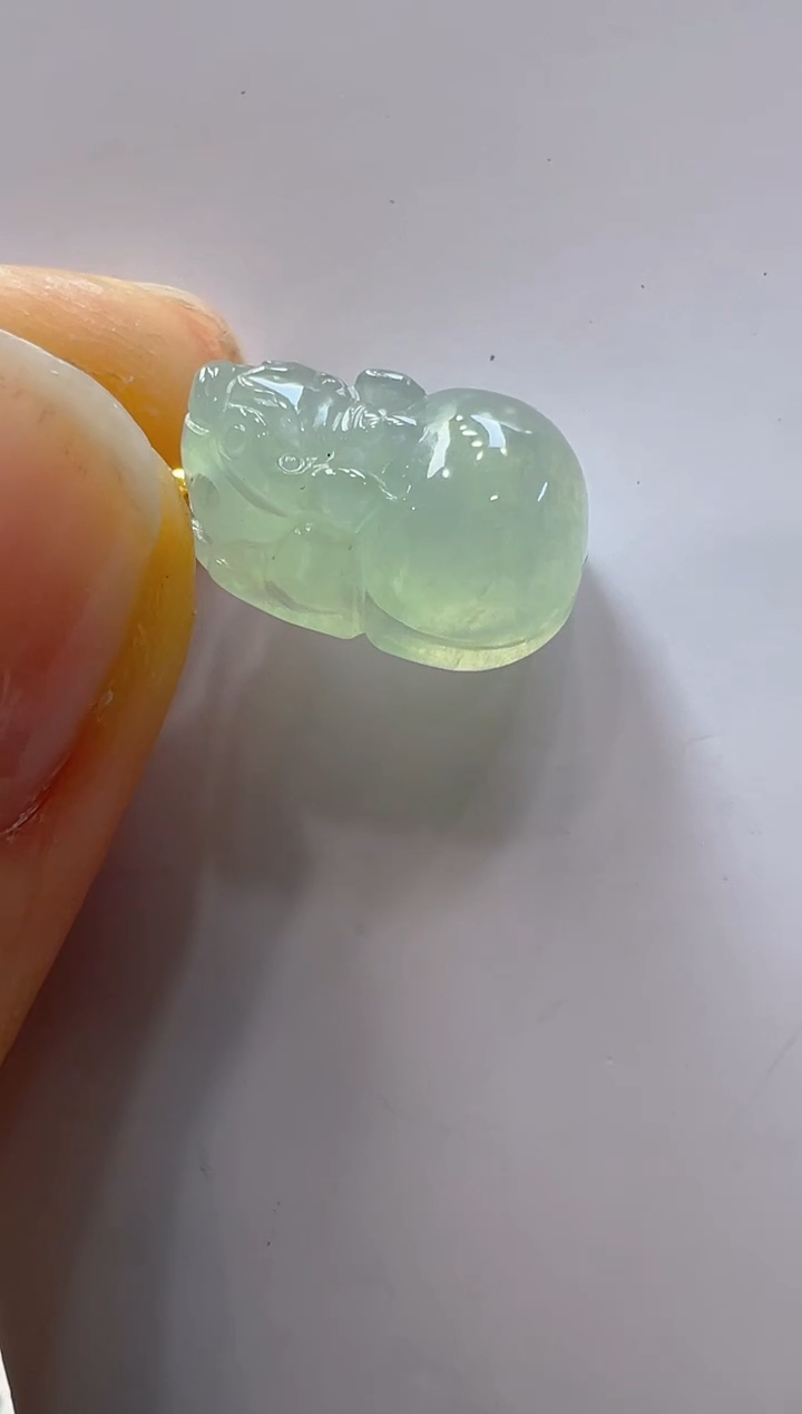 翡翠18K金镶嵌吊坠(不含链)不含链多样性团购发一件